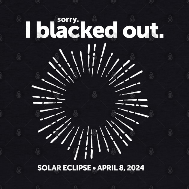 I Blacked Out During the 2024 Total Solar Eclipse by Zooma Design